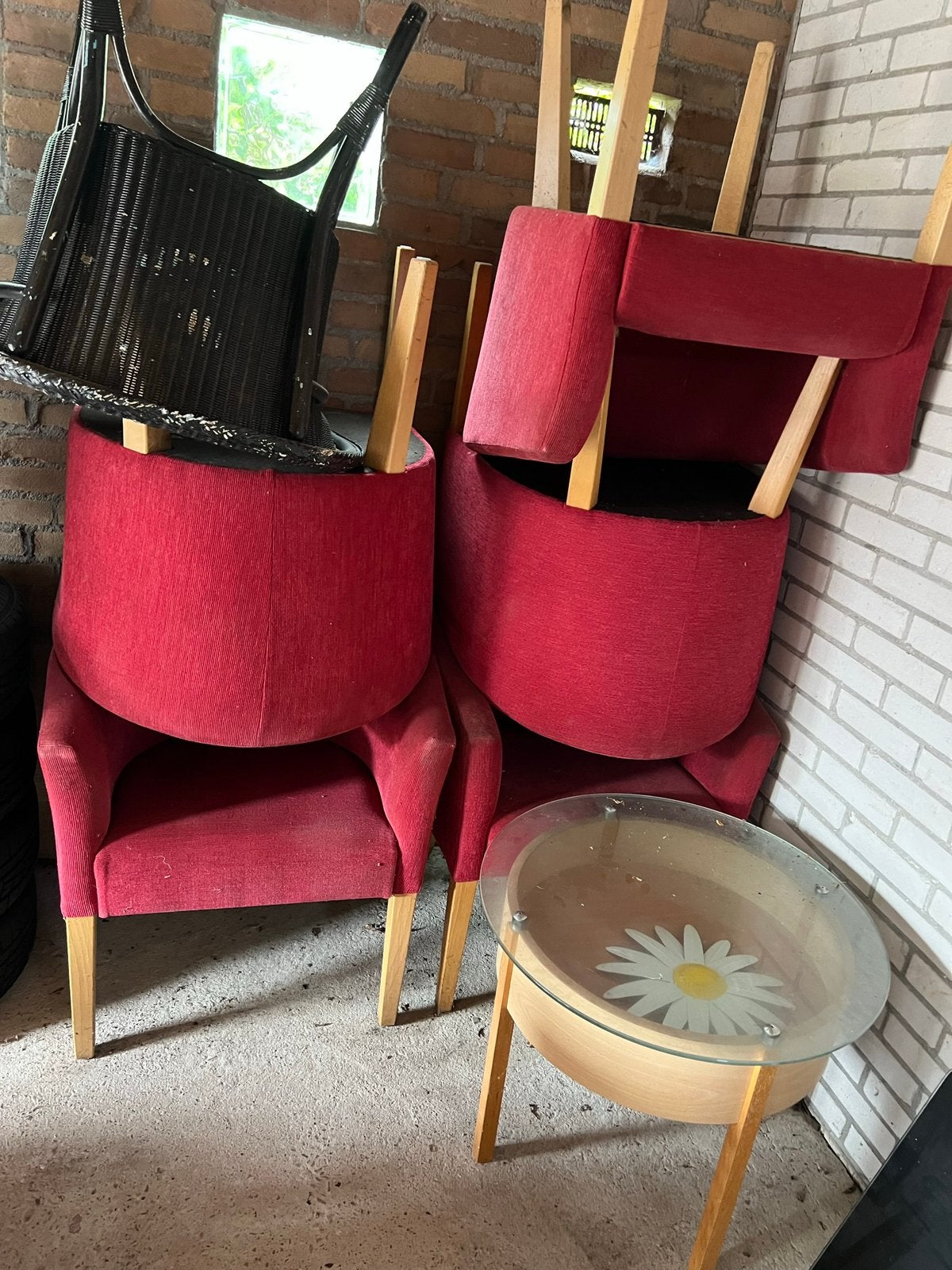 5x mooie stoelen fauteuils, Huis en Inrichting, Gebruikt, Minder dan 75 cm, Ophalen of Verzenden, 50 tot 75 cm