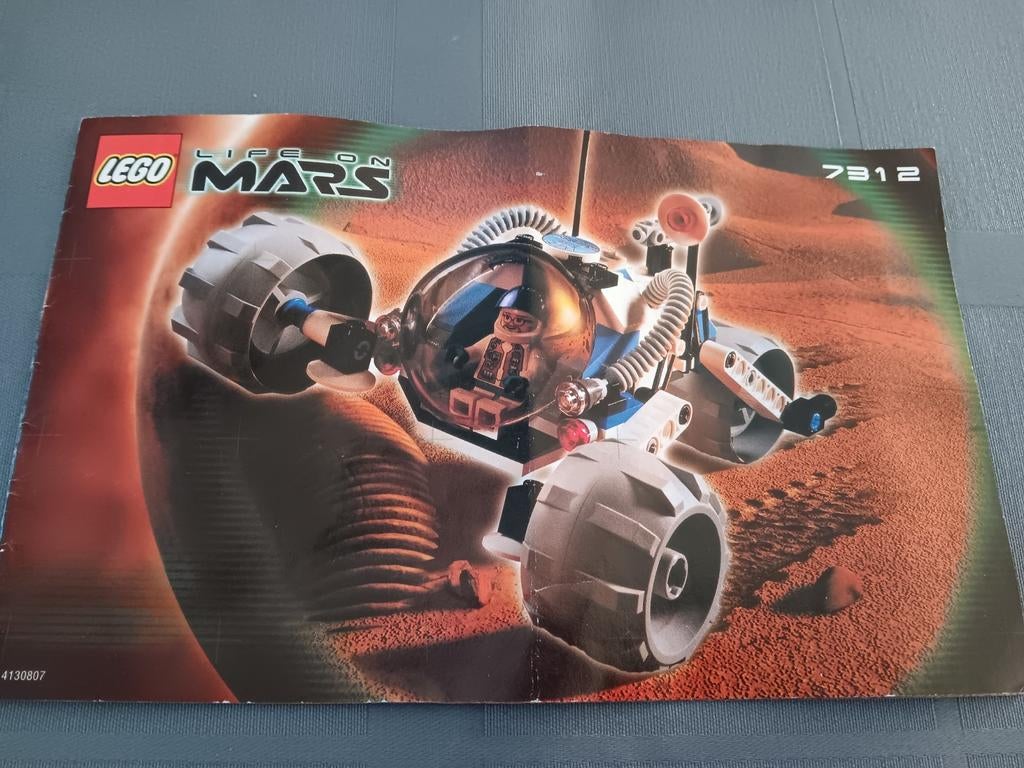 Lego Life on Mars 7312 - Compleet met boekje, Kinderen en Baby's, Speelgoed | Duplo en Lego, Ophalen of Verzenden, Zo goed als nieuw