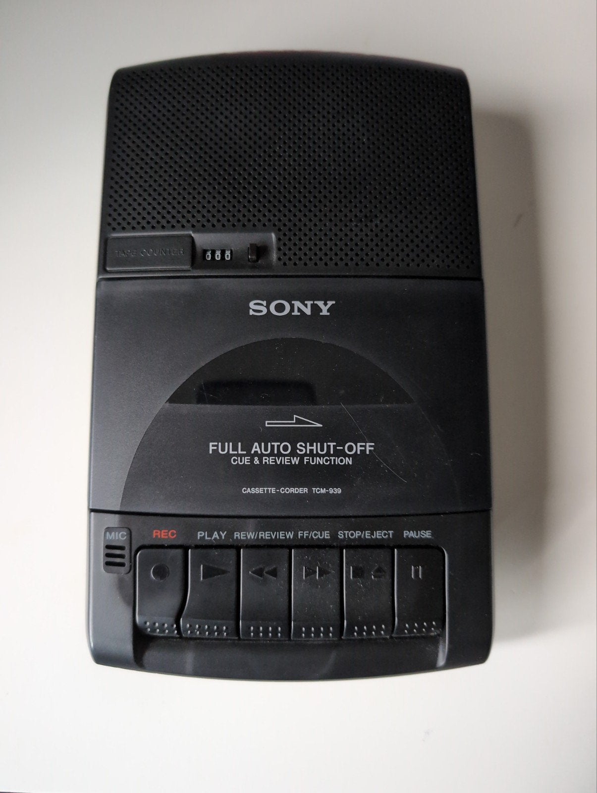 Sony Cassetterecorder TCM-939 - Draagbare recorder, Audio, Tv en Foto, Cassettedecks, Ophalen, Enkel, Sony, Tape counter