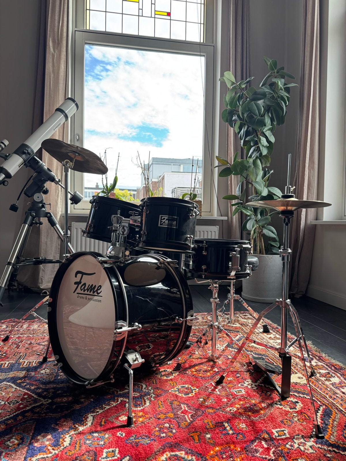 Fame drumstel voor kids - Compleet, Ophalen, Zo goed als nieuw, Overige merken