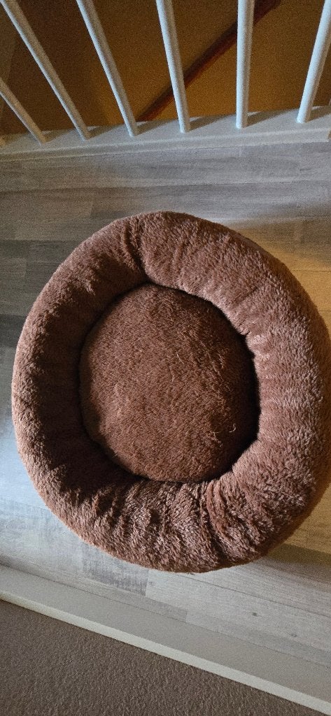 Hondenmand Donut, Dieren en Toebehoren, Ophalen of Verzenden, Gebruikt, Pluche