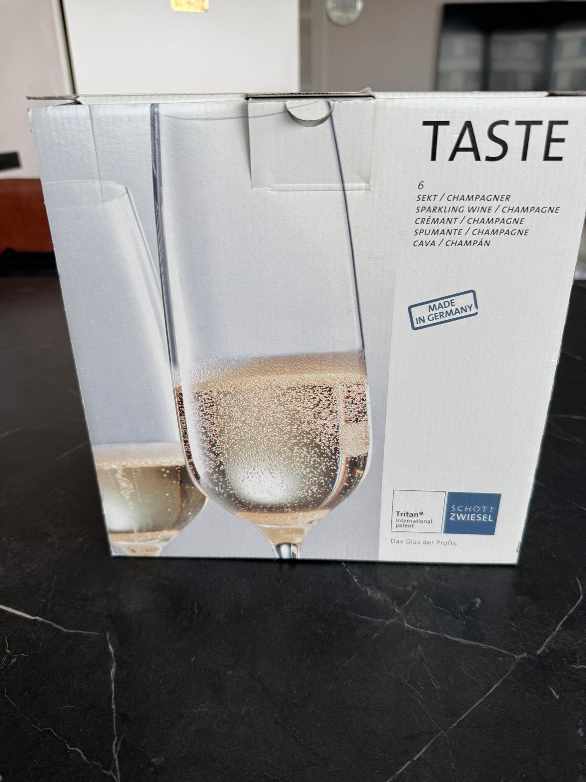 Schott Zwiesel Tritan Champagneglazen - Set van 6, Ophalen of Verzenden, Nieuw, Glas, Overige merken