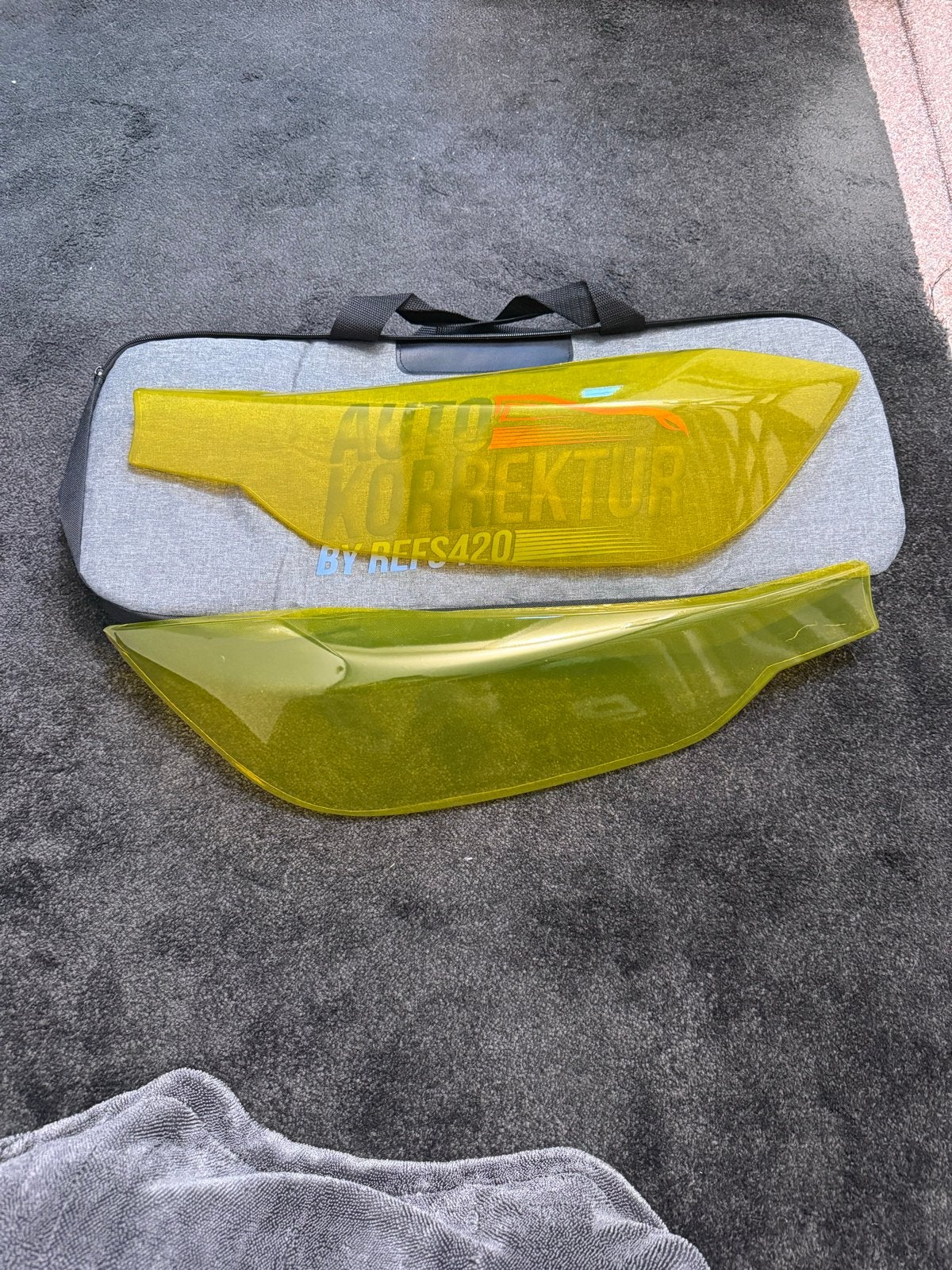 Gele koplamp folie voor BMW F30, Ophalen of Verzenden, Nieuw, BMW