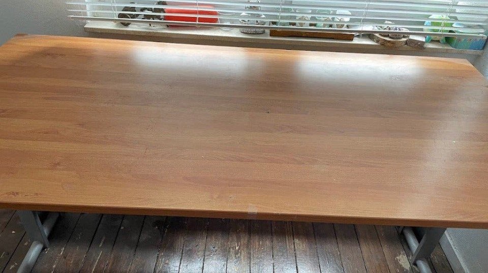 Tafelblad 160 x82, Ophalen, 50 tot 100 cm, Zo goed als nieuw, 150 tot 200 cm