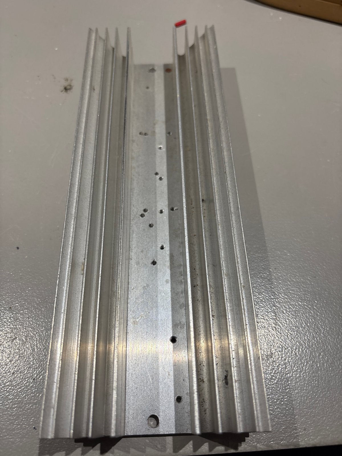 Aluminium koellichaam - Gebruikt, Hobby en Vrije tijd, Elektronica-componenten, Ophalen, Gebruikt