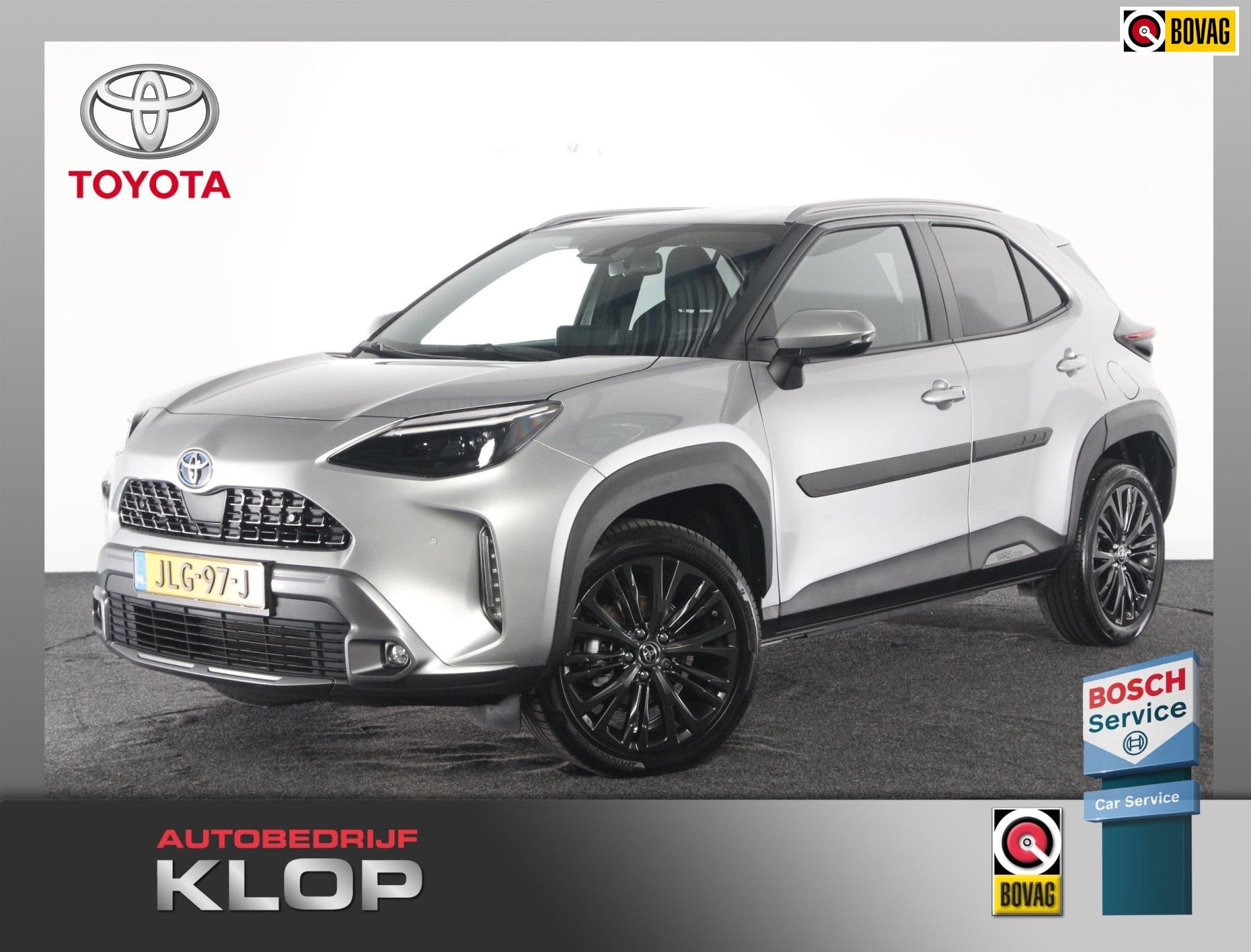 Toyota Yaris Cross 1.5 Hybrid Trail, Gebruikt, Leder en Stof, 1490 cc, Bedrijf