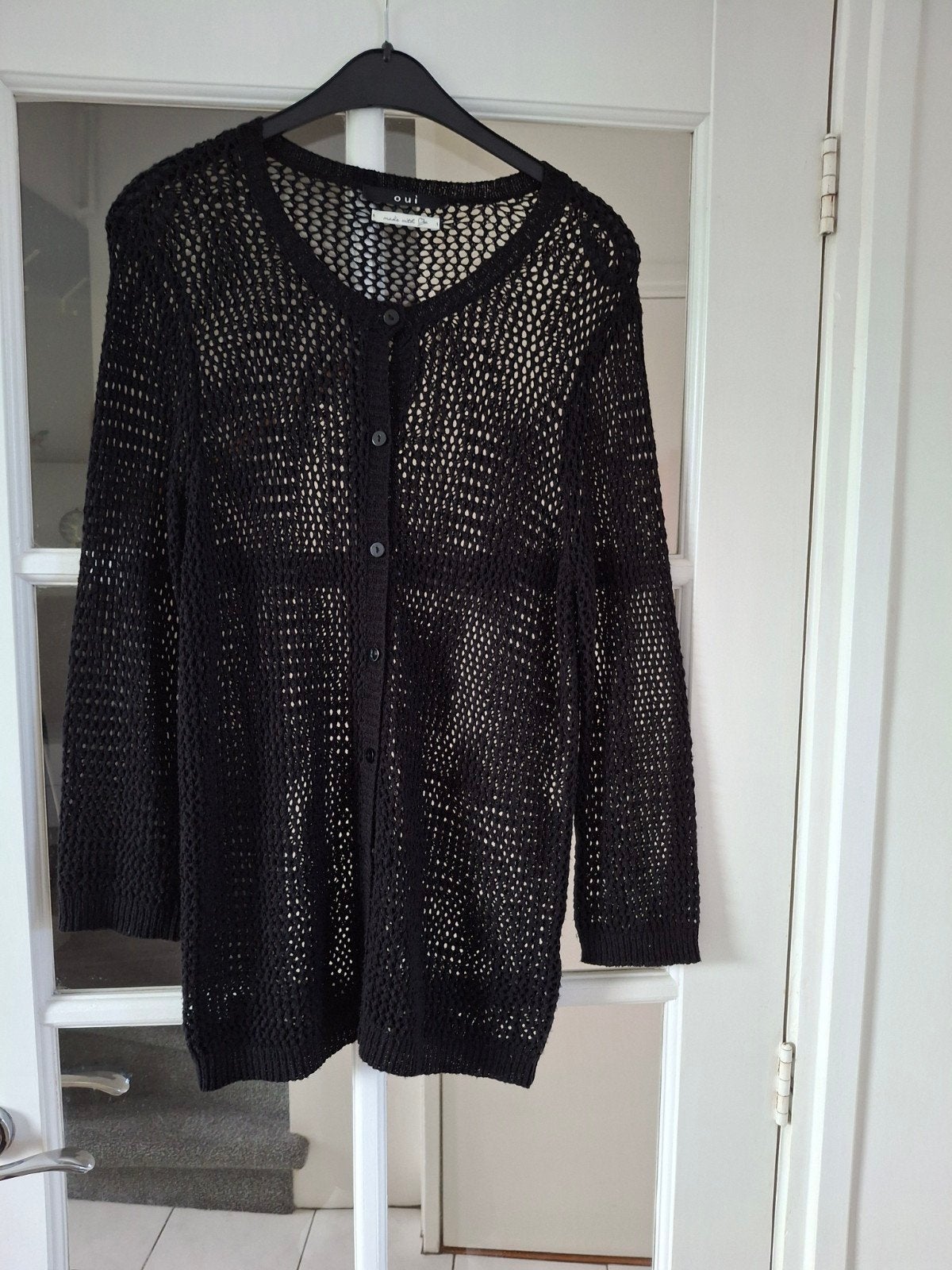dames vest, Zwart, Ophalen of Verzenden, Maat 36 (S), Gedragen