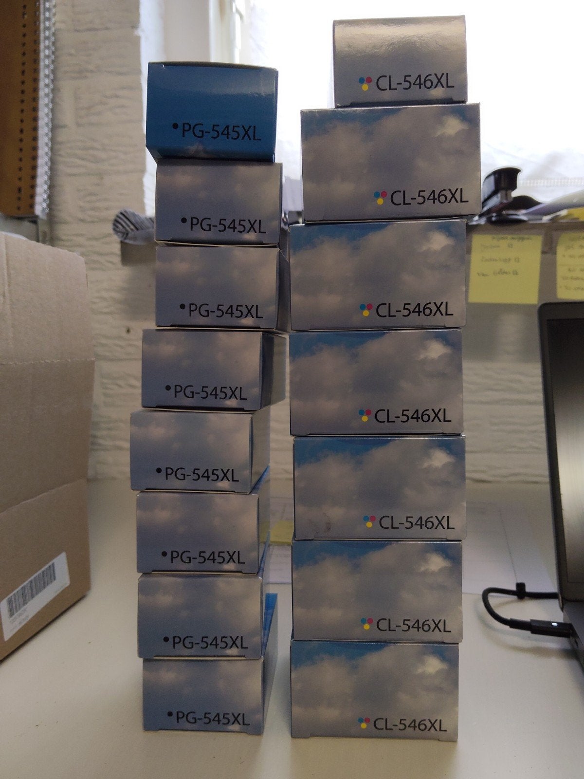 123inkt Cartridges PG-545XL & CL-546XL voor Canon MG3051, Computers en Software, Ophalen of Verzenden, Nieuw, Cartridge, 123inkt.nl (vervangt HP/Canon)