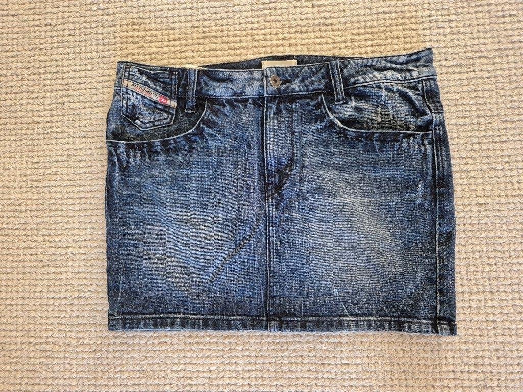 Diesel spijkerrok size 28, Blauw, Ophalen of Verzenden, Zo goed als nieuw, Diesel