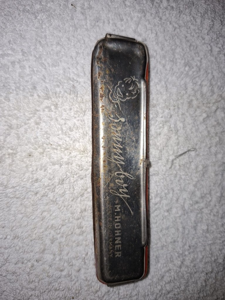 oude mondharmonica Hohner, jaren 1940-50, Ophalen of Verzenden