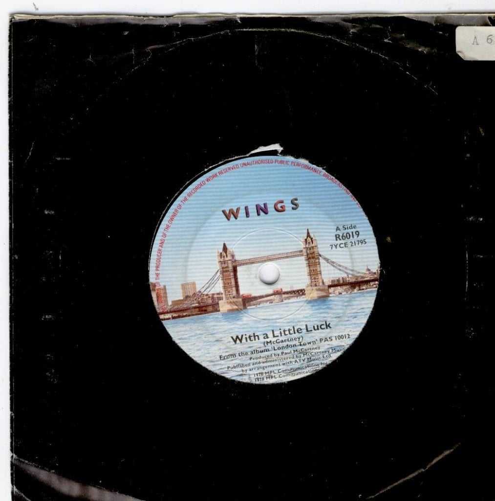 Wings with a little luck, Gebruikt, 7 inch, Ophalen of Verzenden, Pop