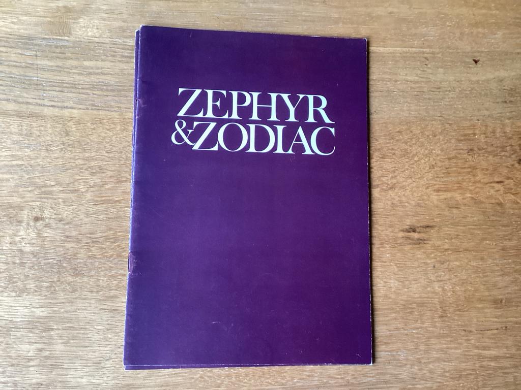 Ford Zephyr & Zodiac Brochure 1970, Ophalen of Verzenden, Gelezen, Ford