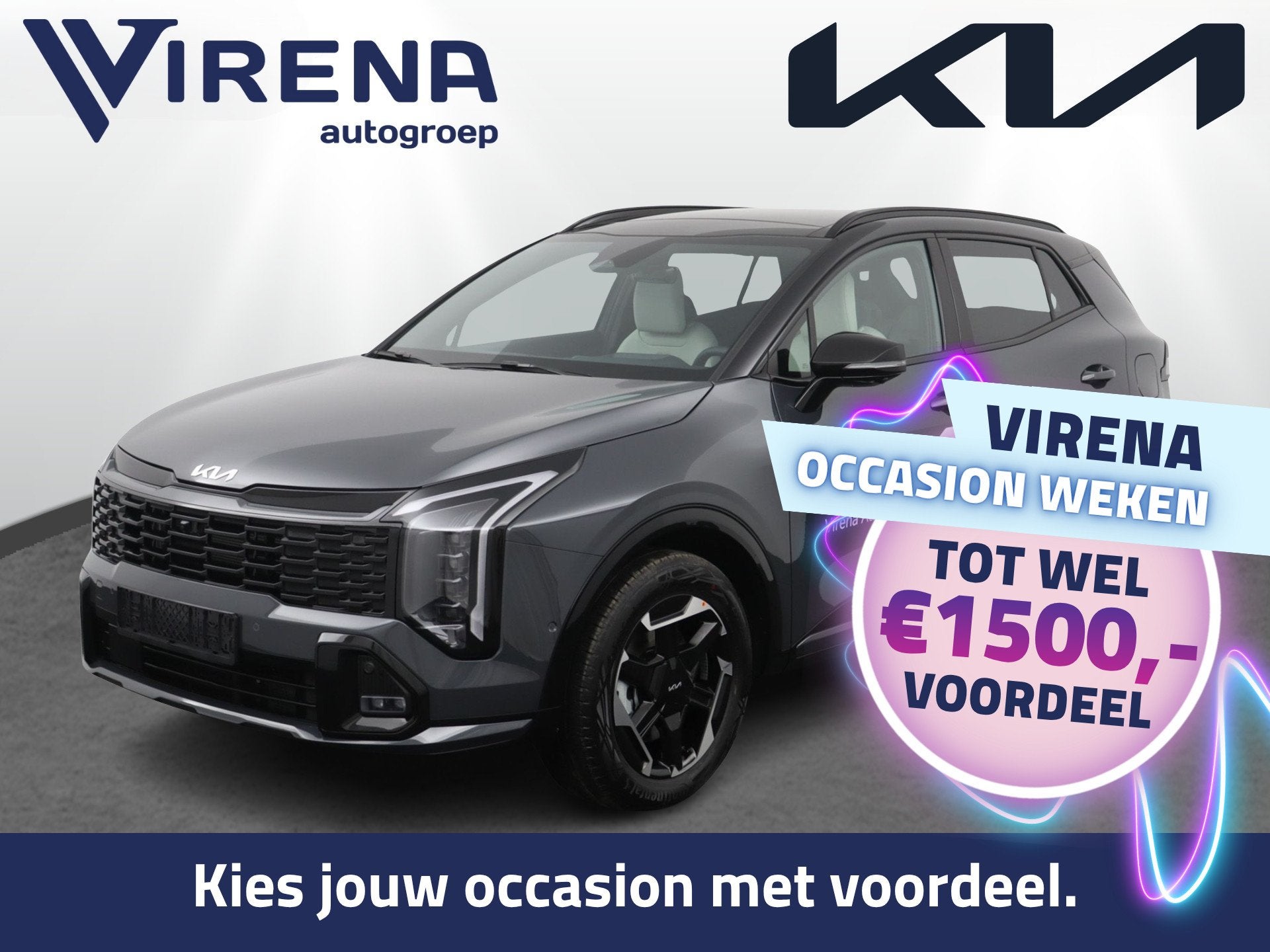 Kia Sportage 1.6 T-GDi Hybrid GT-PlusLine - Panorama dak - N, Euro 6, 4 cilinders, Origineel Nederlands, Hybride Elektrisch/Benzine