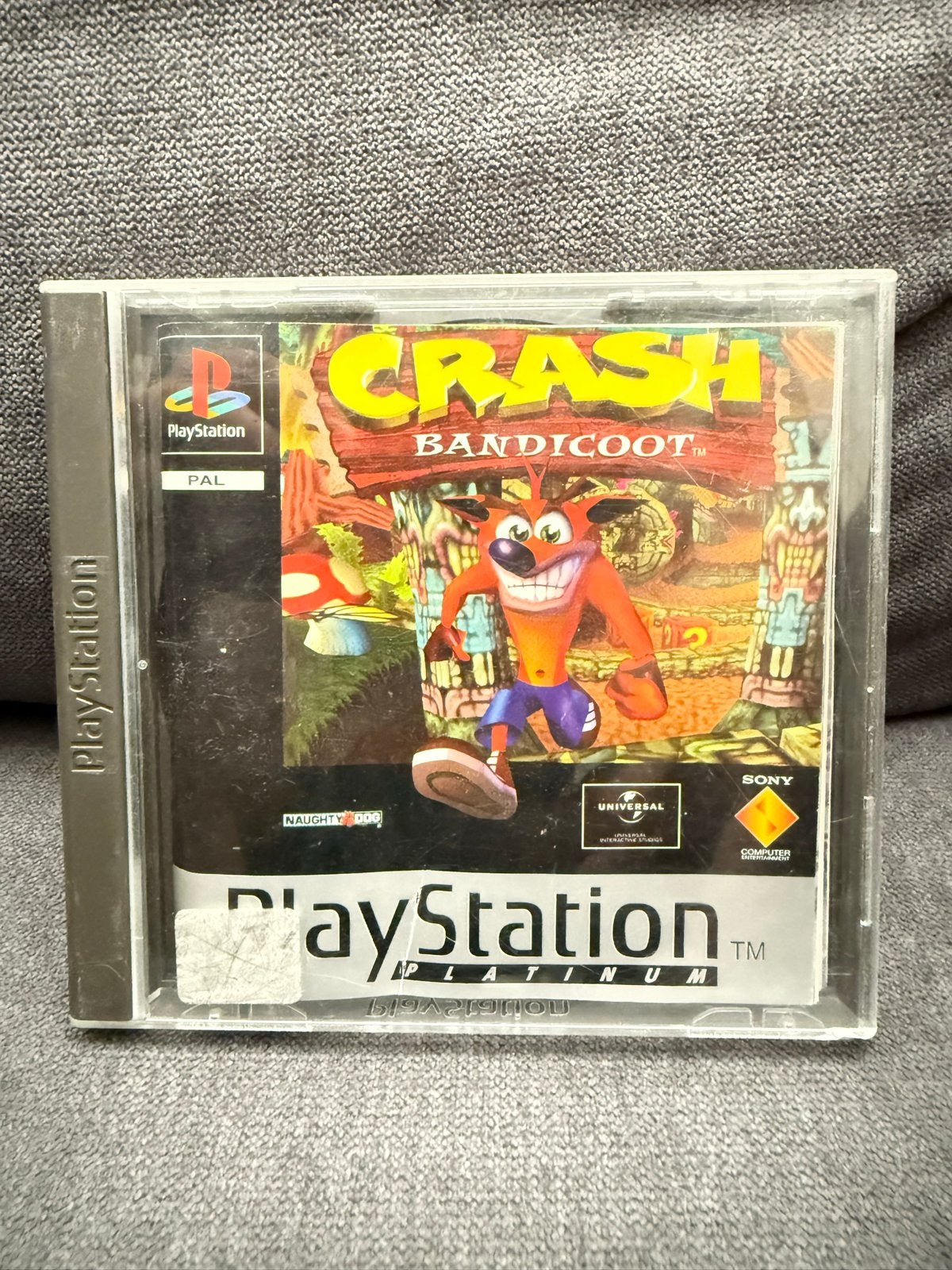 Crash Bandicoot - PlayStation 1 (PS1) Platinum Editie, Spelcomputers en Games, Games | Sony PlayStation 1, Gebruikt, 1 speler