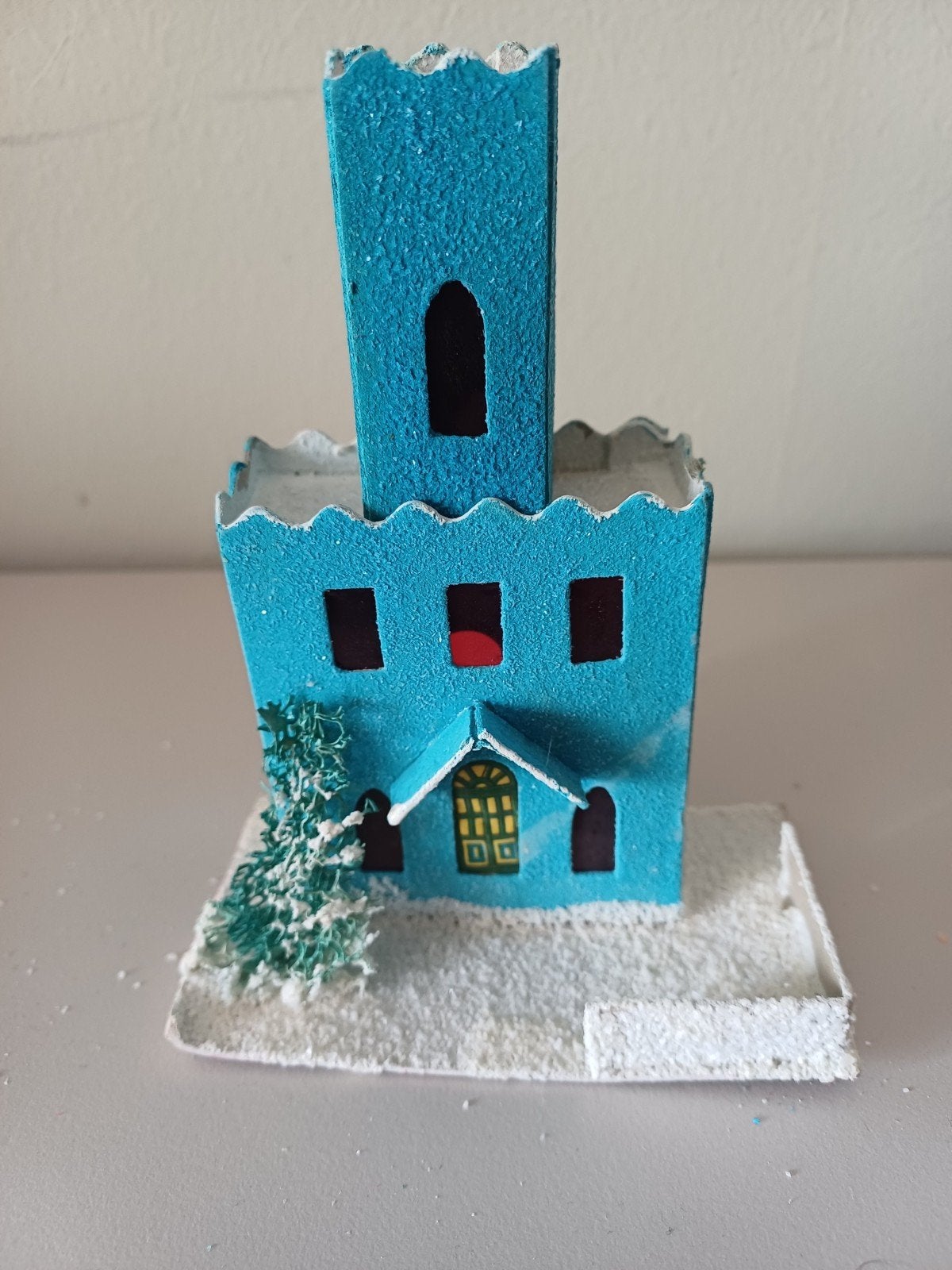 Oud Putz kerst huisjes toren Japan, Ophalen of Verzenden