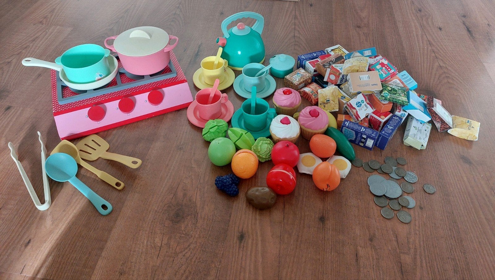 (speel)Keukenspulletjes, Ophalen, Kunststof