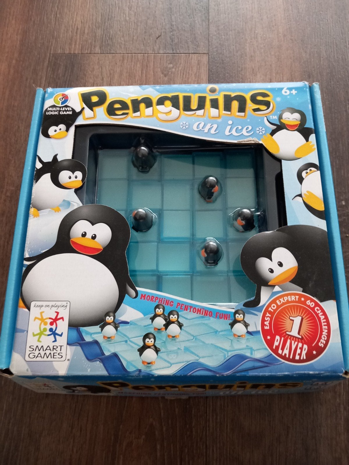SmartGames Penguins on Ice - Compleet Logisch Denkspel, Ophalen, Een of twee spelers, SmartGames, Zo goed als nieuw