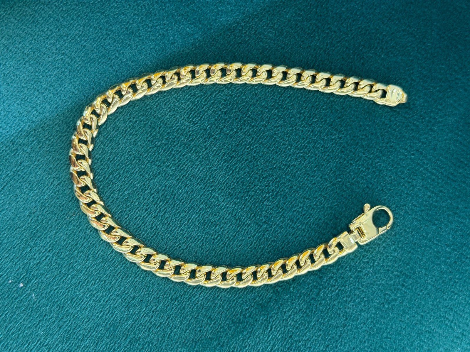 14KT Goud - 17.75 Gram - Armband - CUBAN - Massief, Ophalen, Nieuw, Goud