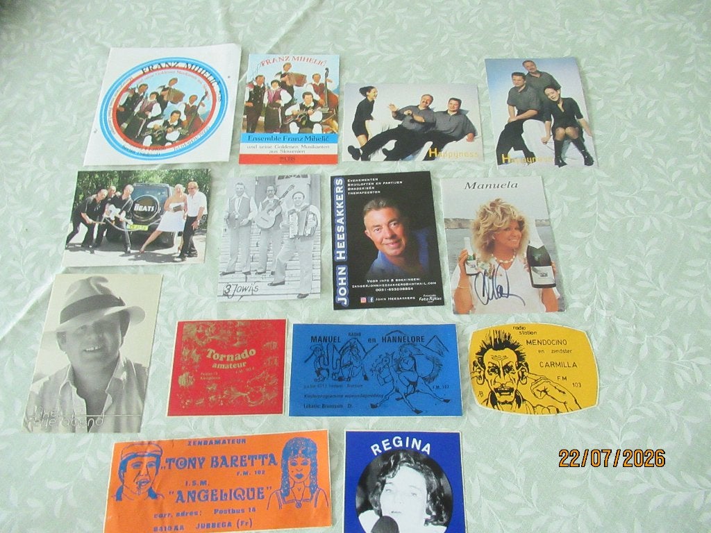 Foto's en stickers piraten., Ophalen of Verzenden, Gebruikt, 7 inch, Pop