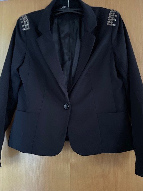 blazer H&M, Ophalen of Verzenden, Zo goed als nieuw, Maat 38/40 (M), Zwart