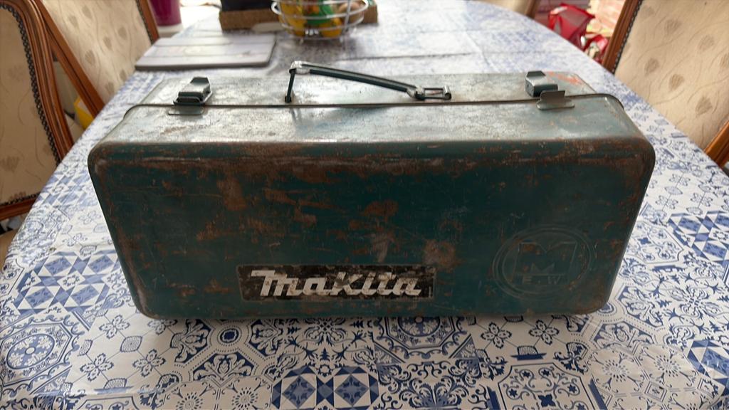 Vintage Makita schaafmachine in originele koffer, Doe-het-zelf en Verbouw, Ophalen of Verzenden, Gebruikt