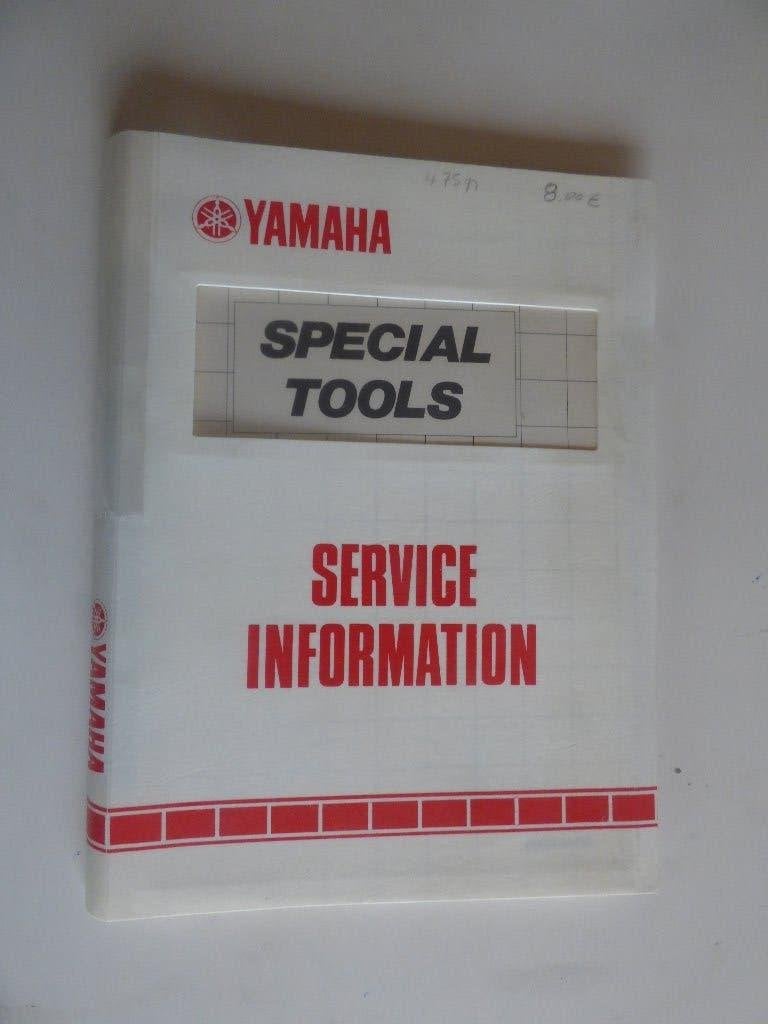 YAMAHA SPECIALE GEREEDSCHAPPEN LIJST, Ophalen of Verzenden, Yamaha