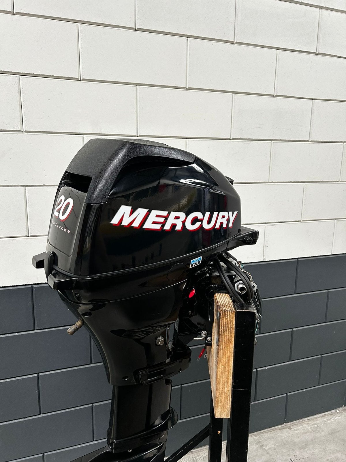 Mercury 20 pk langstaart afstandsbediening, Ophalen, 10 tot 30 pk, Elektrisch, Zo goed als nieuw
