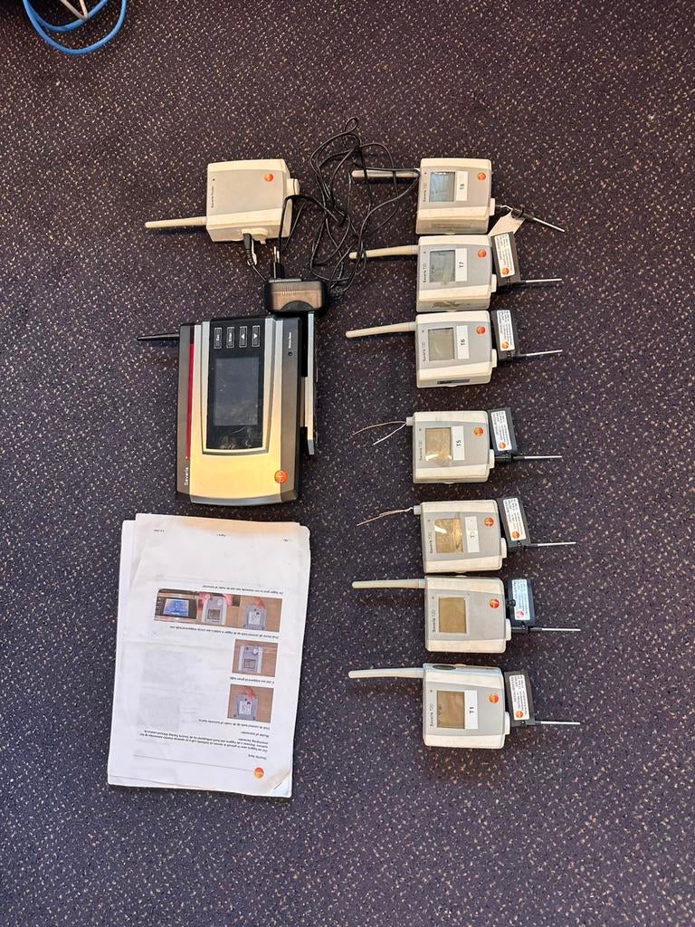 Te koop: Testo meetapparatuurset (professioneel), Ophalen of Verzenden, Gebruikt