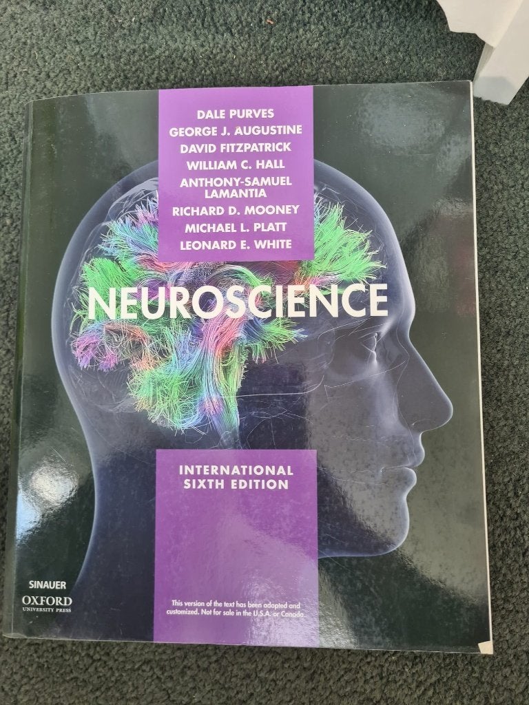 Neuroscience - Purves et al., Boeken, Ophalen of Verzenden, Beta, Zo goed als nieuw, WO