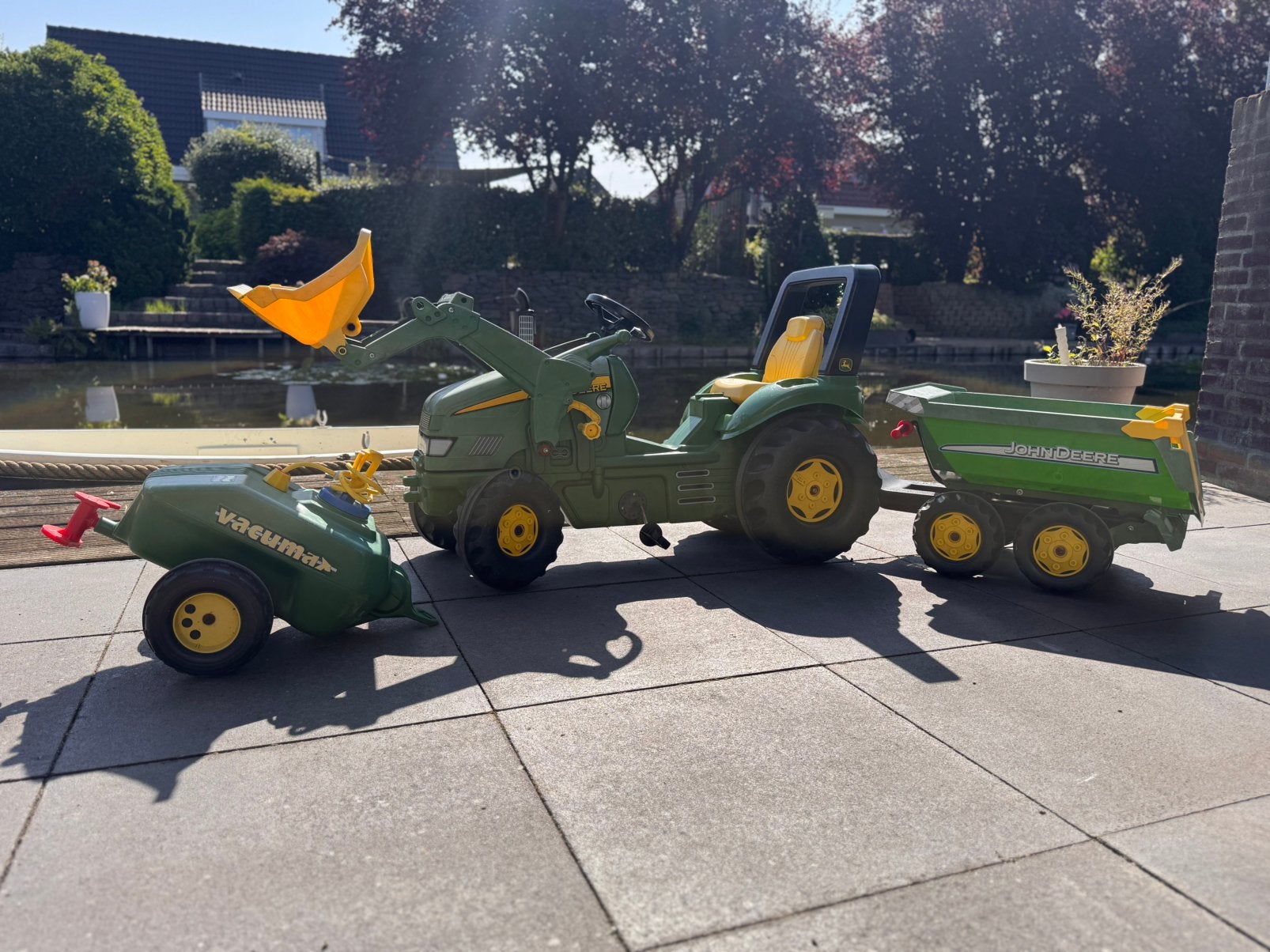 Rolly Tous John Deere trekker met veel accessoires, Ophalen, Gebruikt, Overige merken