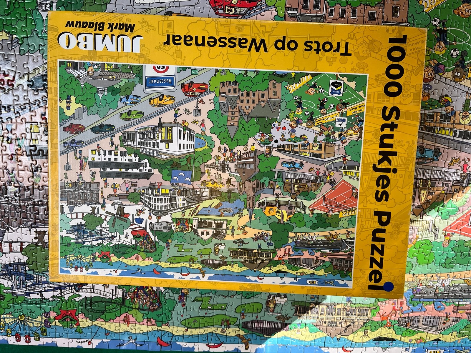 Jumbo puzzel 1000 stukjes: trots op wassenaar, Ophalen, 500 t/m 1500 stukjes, Zo goed als nieuw