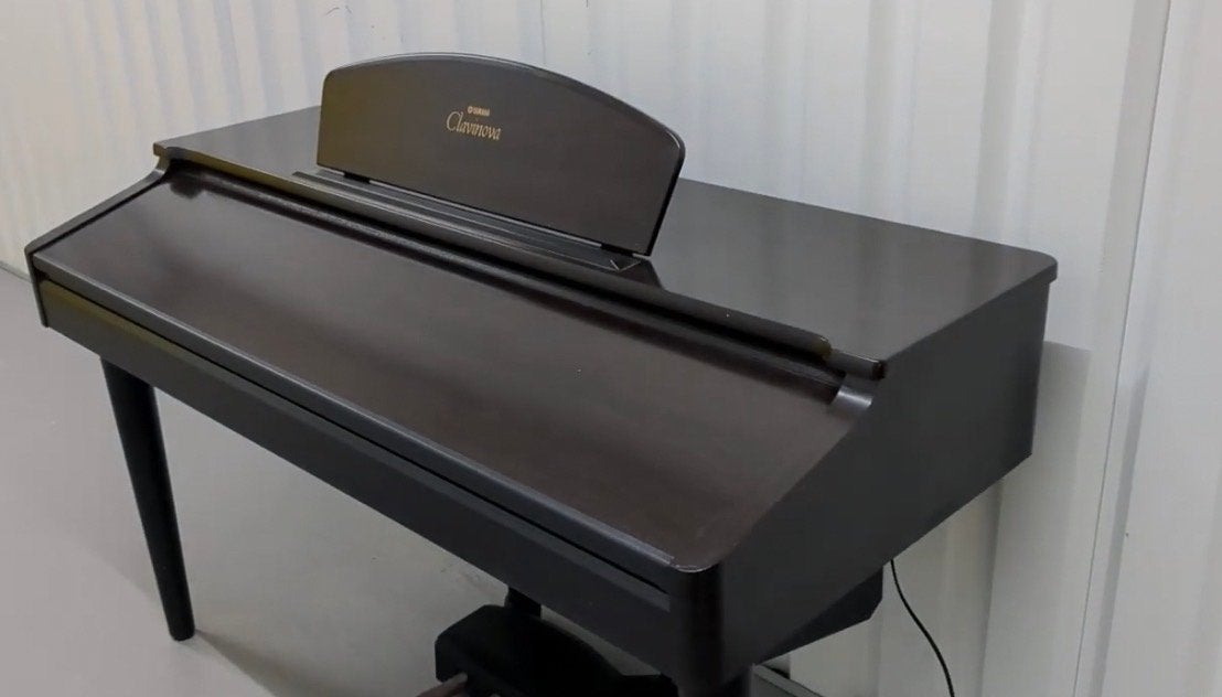 Yamaha Clavinova CVP-105 Digitale Piano, Ophalen, Gebruikt, Bruin, Digitaal
