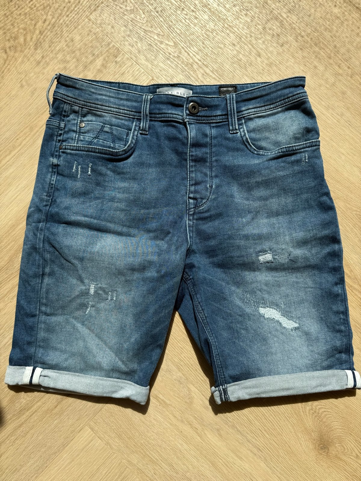 Anti Blue korte broek maat S, Ophalen of Verzenden, Gedragen, Blauw, W32 (confectie 46) of kleiner