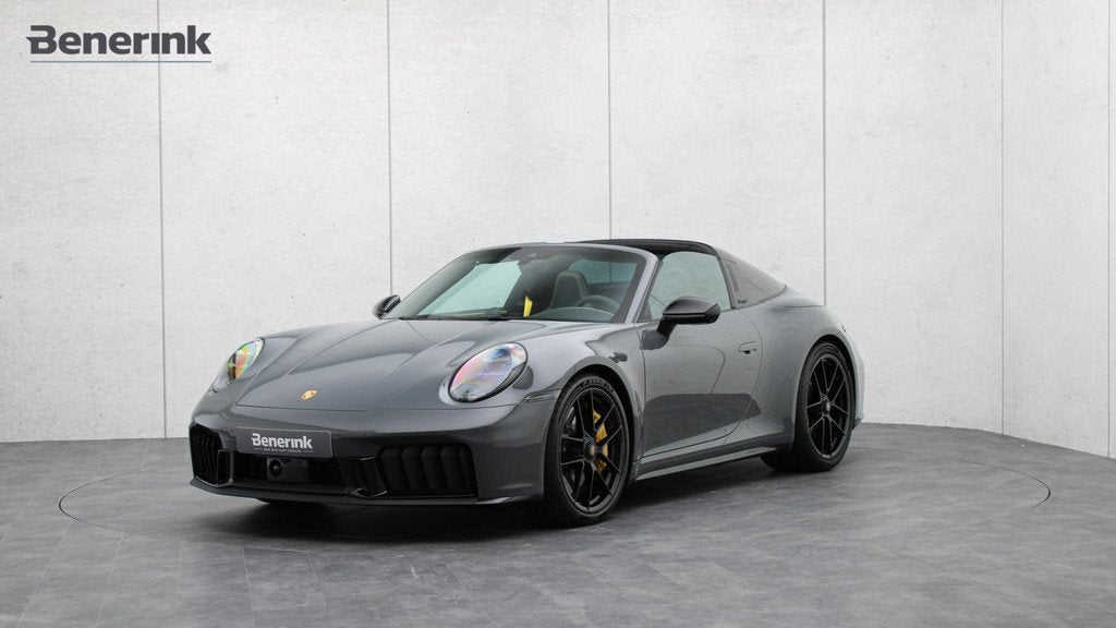 Porsche 911 992.2 Targa 4 GTS | Burmester | PCCB | Lift | St, Auto's, Porsche, 12 maanden, Gebruikt, Zwart, Leder