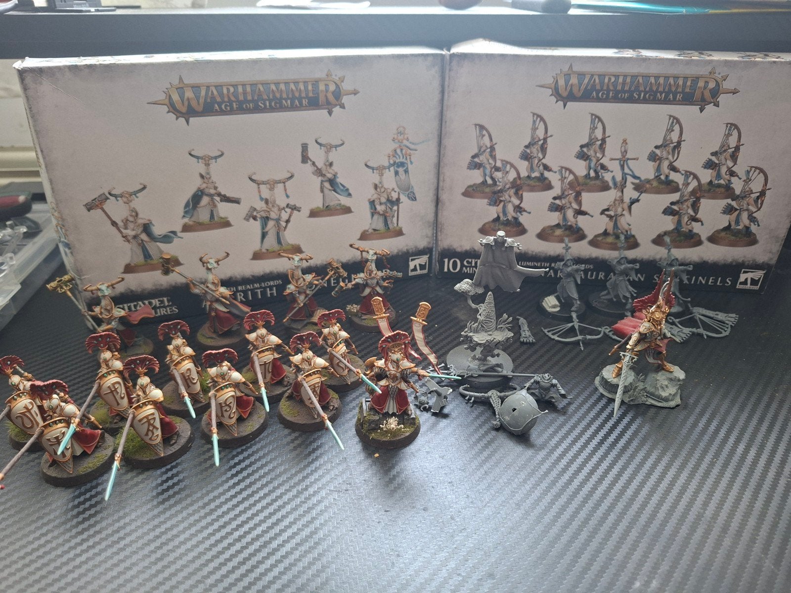 Warhammer Age of Sigmar: Lumineth Realm-lords Leger, Hobby en Vrije tijd, Gebruikt, Figuurtje(s), Warhammer, Ophalen of Verzenden