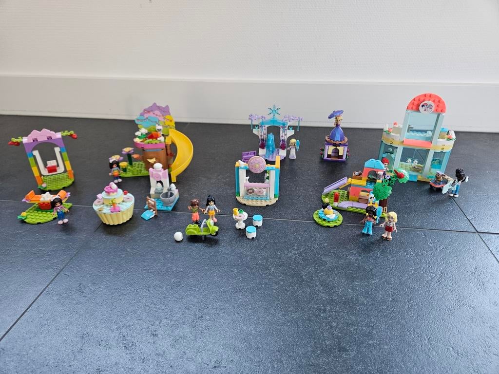 Collectie LEGO Friends, Gabby, Frozen met dozen/ instructies, Ophalen, Gebruikt, Compleet, Lego