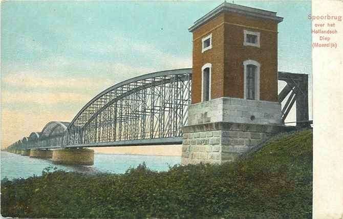 301-223-013 Moerdijk Spoorbrug, Verzamelen, Verzenden, Voor 1920, Noord-Brabant