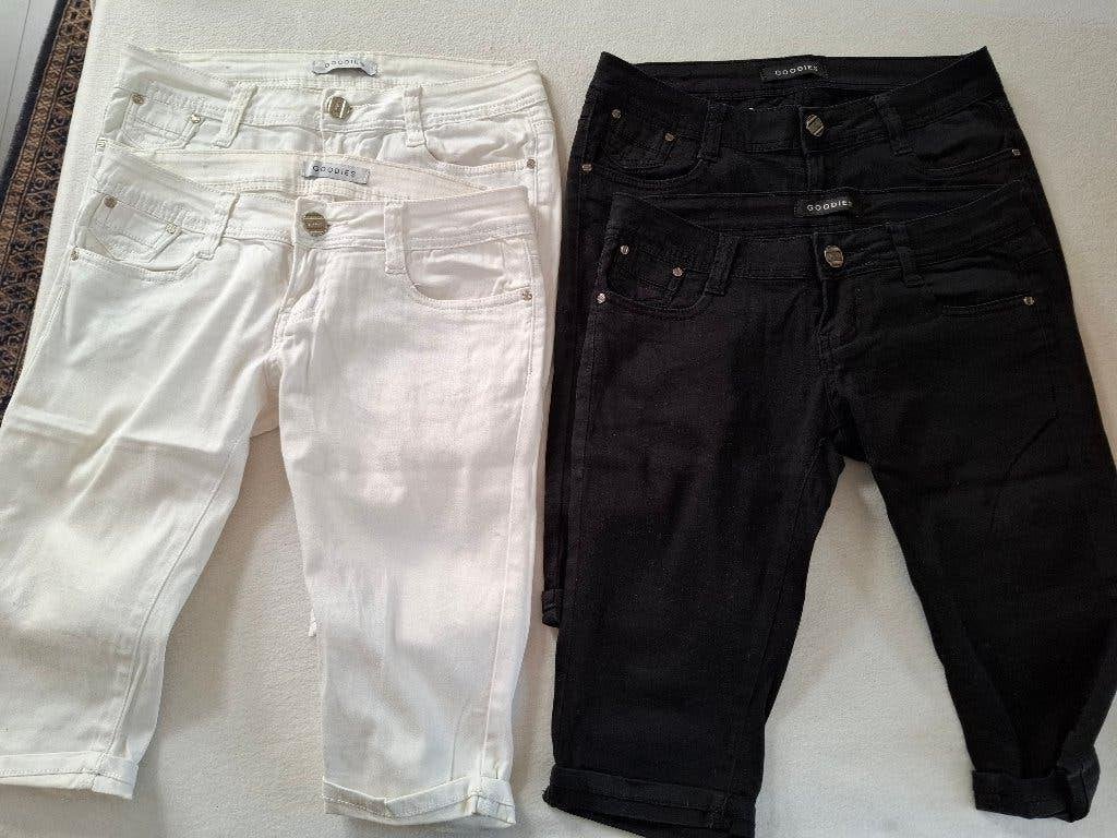 KNIEBROEK, GOODIES, MAAT 38 EN 40, IN 2 KLEUREN, Maat 38/40 (M), Zwart, Ophalen of Verzenden, Lang