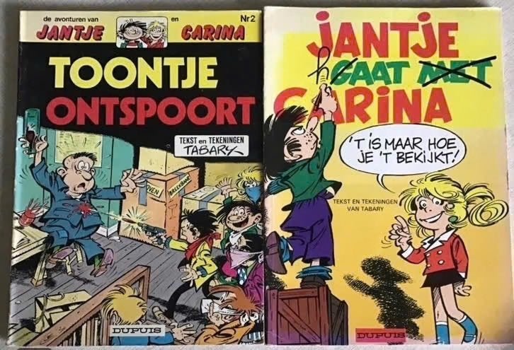 Volledige reeks Jantje en Carina van Tabary en Goscinny, Complete serie of reeks, Ophalen of Verzenden, Gelezen