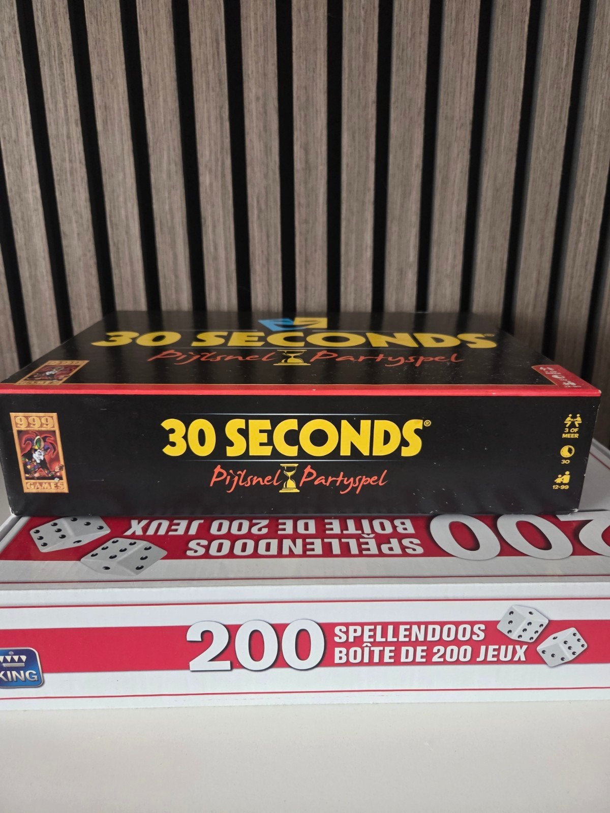 Diverse spellen: 30 Seconds en 200 Spellen doos, Hobby en Vrije tijd, Gezelschapsspellen | Bordspellen, Gebruikt, Drie of vier spelers