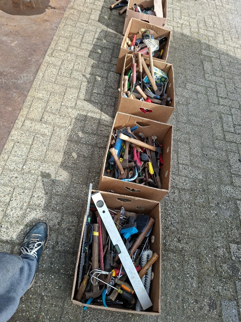 circa 625 stuks gebruikt zeer goed gereedschap vele merken, Ophalen, Gebruikt