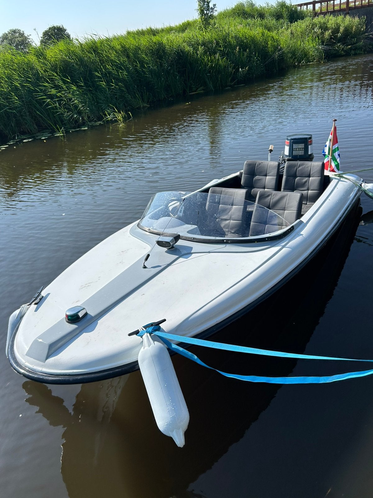 40pk yamaha speedboot, Ophalen