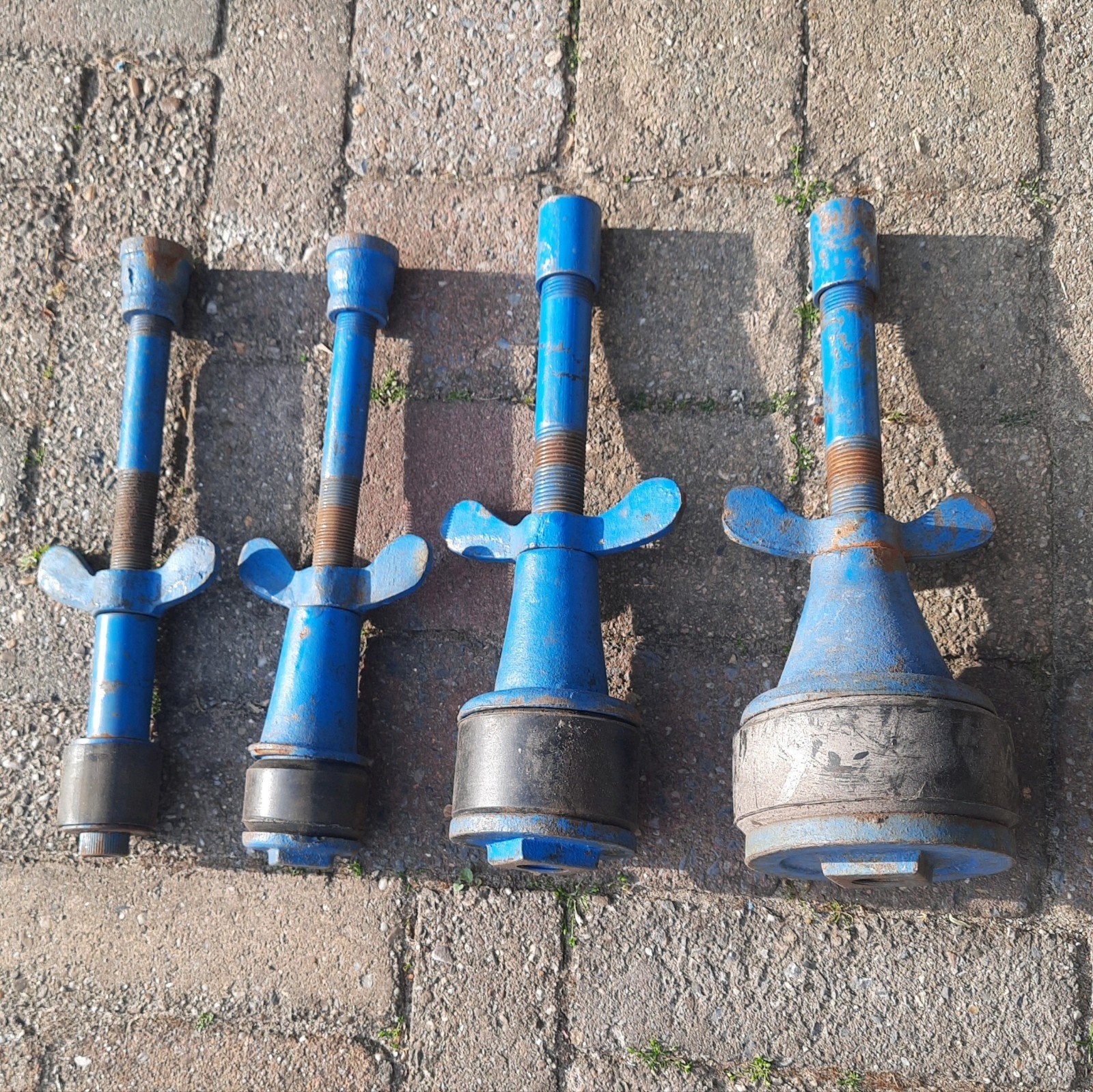 Industriële afpers units 4 /5 /7,5 /10 cm,lees beschrijving, Doe-het-zelf en Verbouw, Ophalen of Verzenden, Gebruikt