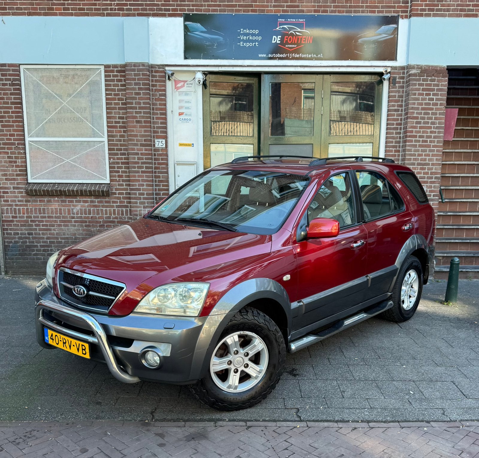 Kia Sorento 3.5 4x4 V6 AUT 2005 Nwe APK/Airco/Leder/Boekjes, Auto's, Kia, Automaat, 194 pk, Lichtsensor, 2800 kg