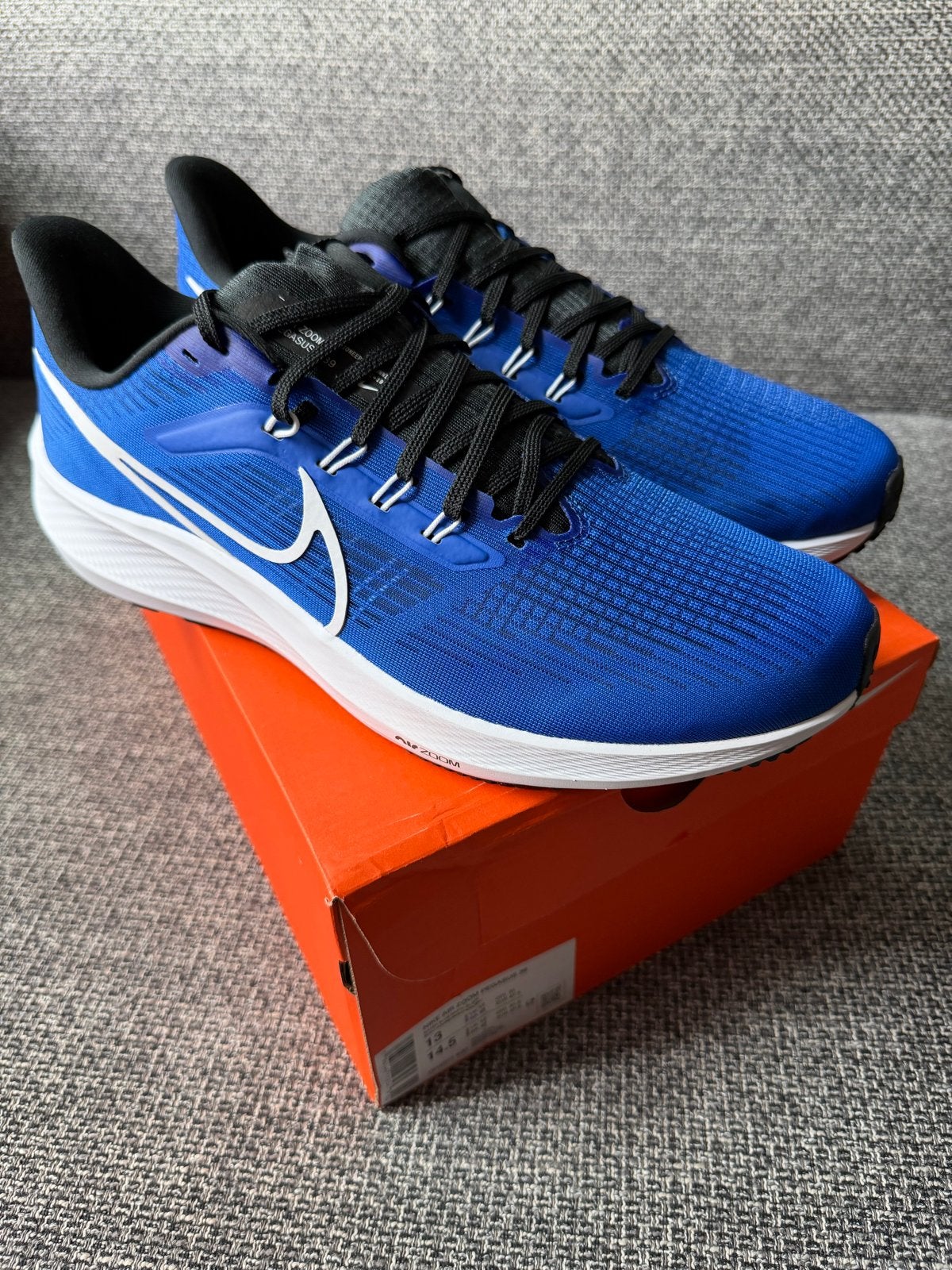 Nike Pegasus 39 Hardloopschoenen - Nieuw in doos, Blauw, Sportschoenen, Nieuw, Ophalen of Verzenden