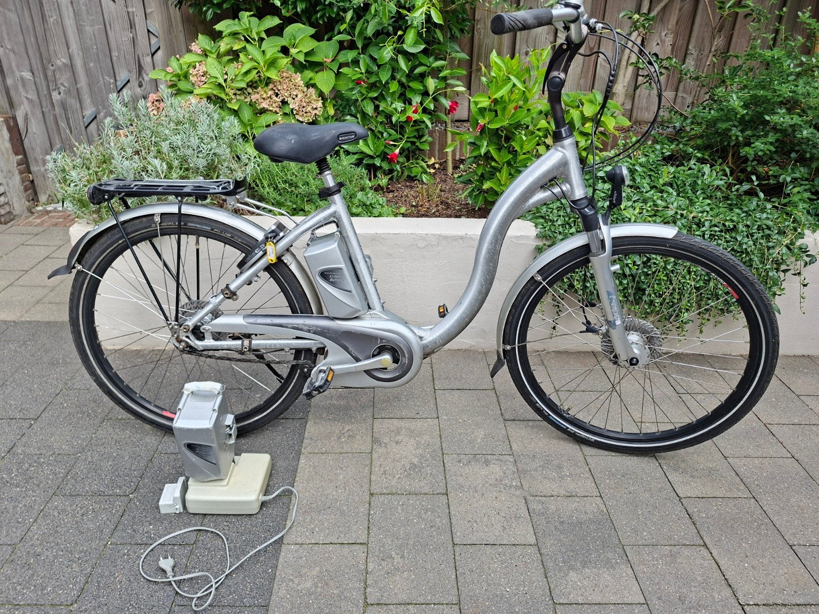 Flyer elektrische fiets met 2 accu's en oplader, Ophalen, Gebruikt, Overige merken