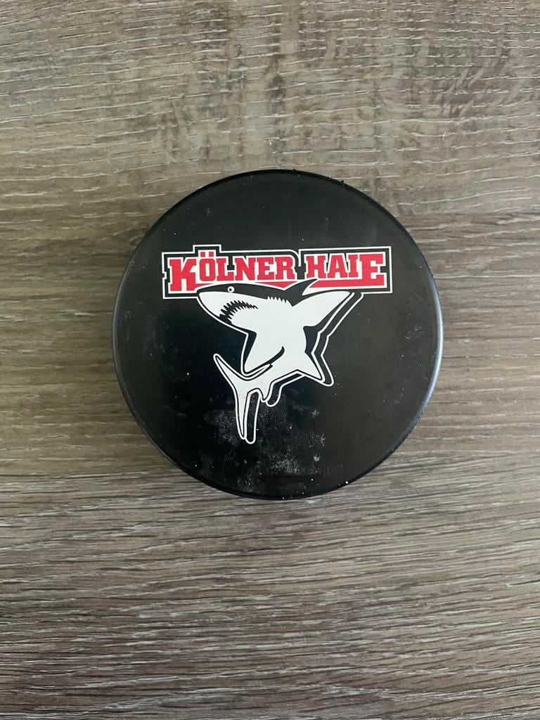 Kolner Haie ijshockey puck, Sport en Fitness, IJshockey, Ophalen of Verzenden, Gebruikt