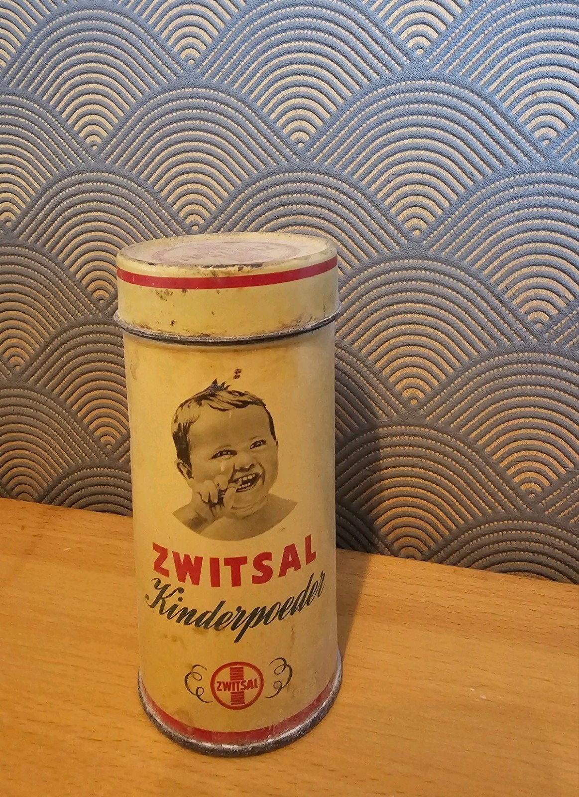 Oud reclameblik / Zwitsal babypoeder, Ophalen of Verzenden, Gebruikt, Overige