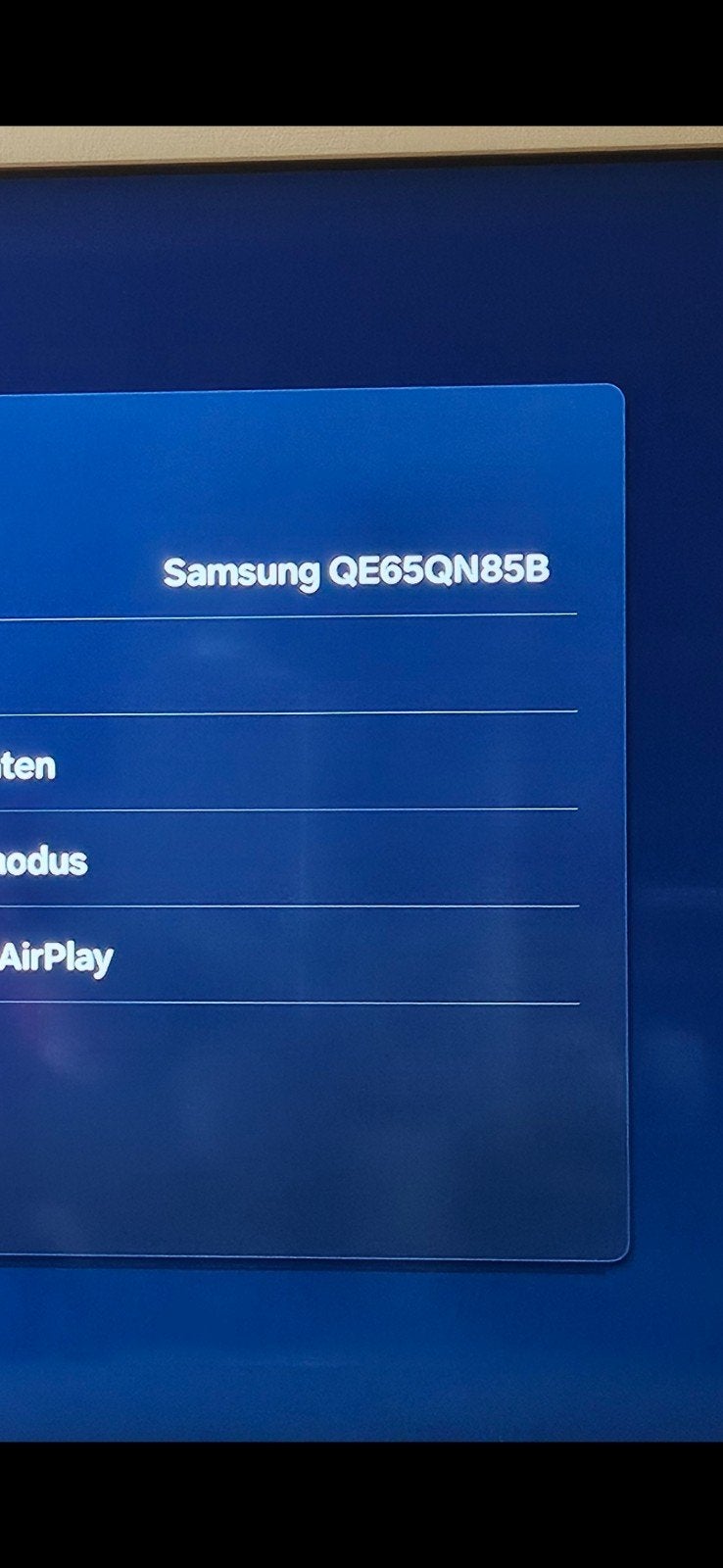 Samsung QE65QN85B - 65 inch 4K Neo QLED Smart TV, Audio, Tv en Foto, Ophalen, QLED, Zo goed als nieuw, 100 Hz