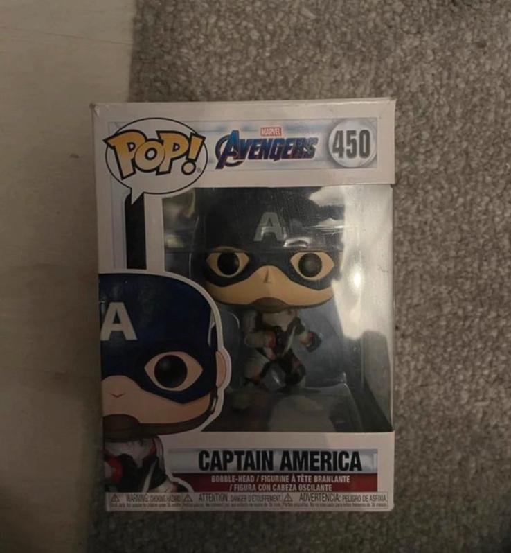 Funko pop Cap America 450, Ophalen of Verzenden, Zo goed als nieuw